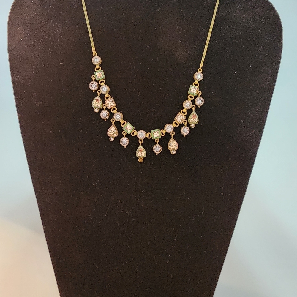 Luxe Gold and Pearl Drop Necklace